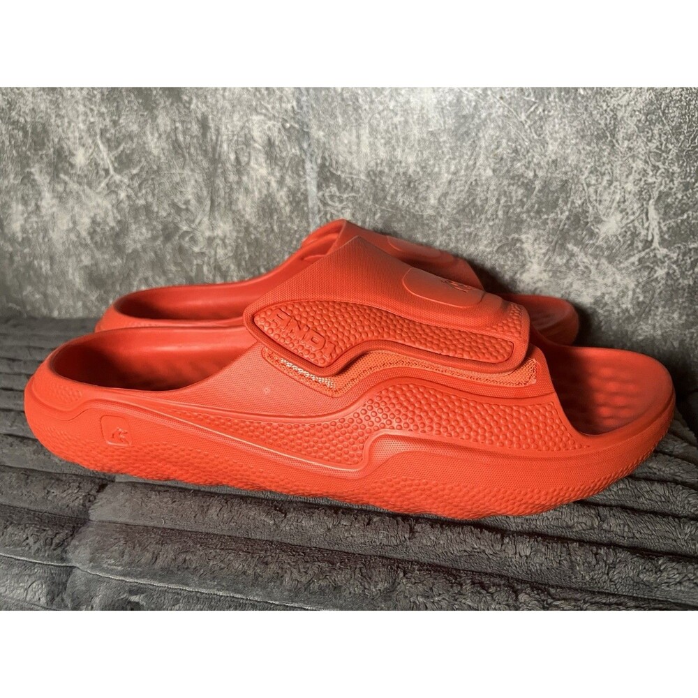 AND1 Men’s Size 13 Red Basketball Recovery Slides Sandals NWOB Adjustable